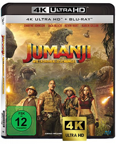 Jumanji: Welcome to the Jungle (Jumanji: Przygoda w dżungli) [Blu-Ray 4K]+[Blu-Ray]