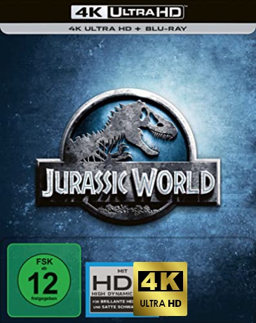 Jurassic World (steelbook) [Blu-Ray 4K]+[Blu-Ray]