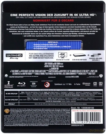 Łowca androidów [Blu-Ray 4K]+[Blu-Ray]