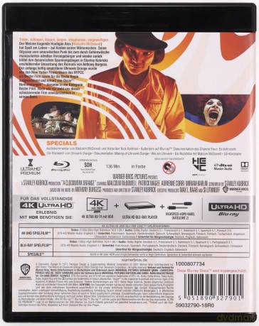 Mechaniczna pomarańcza [Blu-Ray 4K]+[Blu-Ray]