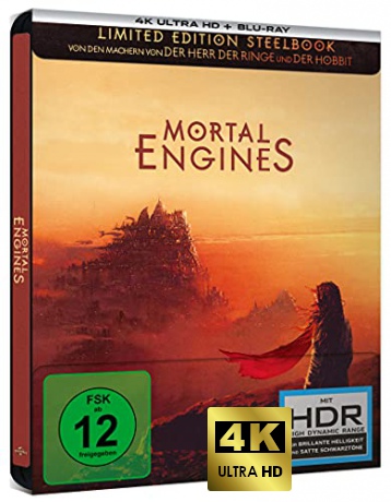 Mortal Engines (Zabójcze maszyny) (steelbook) [Blu-Ray 4K]+[Blu-Ray]