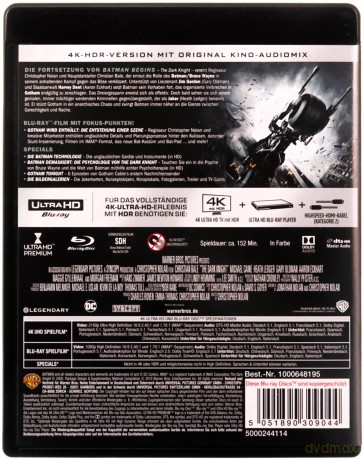 Mroczny Rycerz [Blu-Ray 4K]+[Blu-Ray]