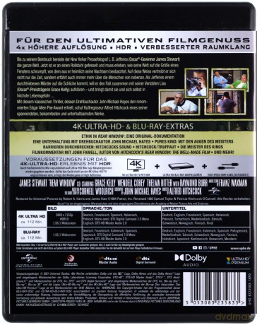 Okno na podwórze [Blu-Ray 4K]+[Blu-Ray]