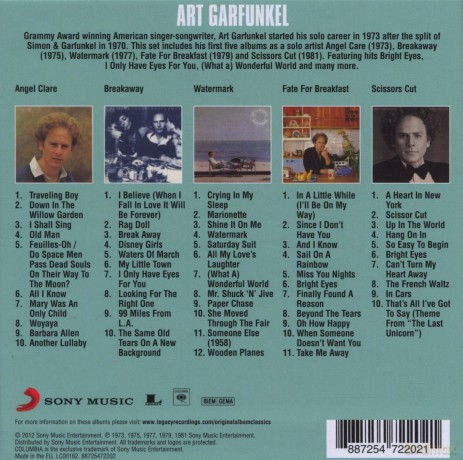 Art Garfunkel: Original Album Classics [5CD]