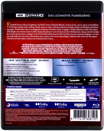 Pirates of the Caribbean: At World's End (Piraci z Karaibów: Na krańcu świata) [Blu-Ray 4K]+[Blu-Ray]