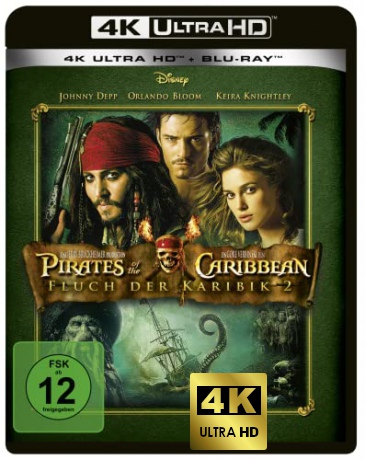 Pirates of the Caribbean: Dead Man's Chest (Piraci z Karaibów: Skrzynia umarlaka) [Blu-Ray 4K]+[Blu-Ray]