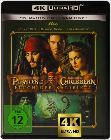 Pirates of the Caribbean: Dead Man's Chest (Piraci z Karaibów: Skrzynia umarlaka) [Blu-Ray 4K]+[Blu-Ray]