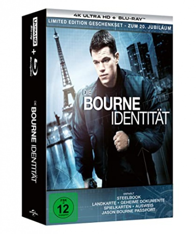 The Bourne Identity (Tożsamość Bourne'a) (steelbook) [Blu-Ray 4K]+[Blu-Ray]