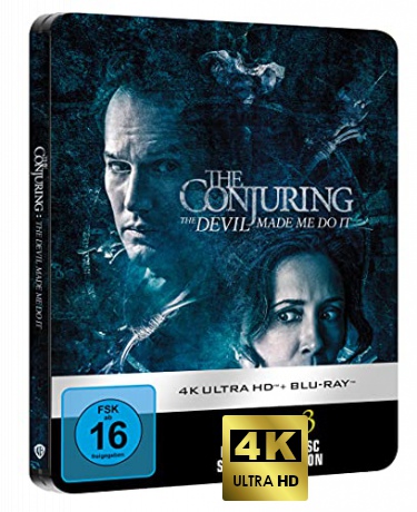 The Conjuring: The Devil Made Me Do It (Obecność 3: Na rozkaz diabła) (steelbook) [Blu-Ray 4K]+[Blu-Ray]