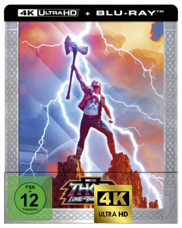Thor: Love and Thunder (Thor: Miłość i grom) (steelbook) [Blu-Ray 4K]+[Blu-Ray]