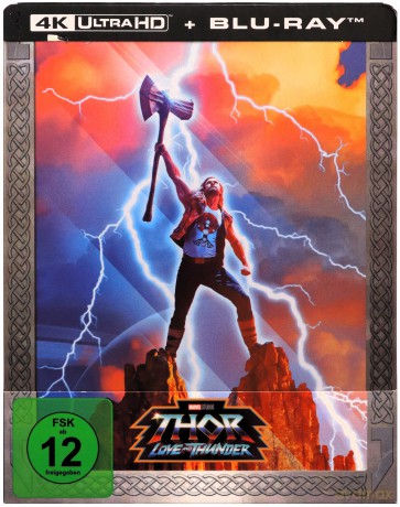 Thor: Love and Thunder (Thor: Miłość i grom) (steelbook) [Blu-Ray 4K]+[Blu-Ray]