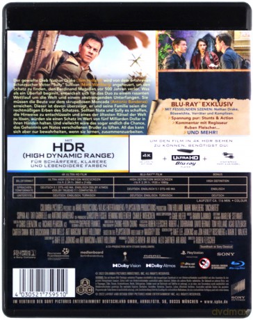 Uncharted [Blu-Ray 4K]+[Blu-Ray]