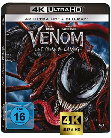 Venom: Let There Be Carnage (Venom 2: Carnage) [Blu-Ray 4K]+[Blu-Ray]