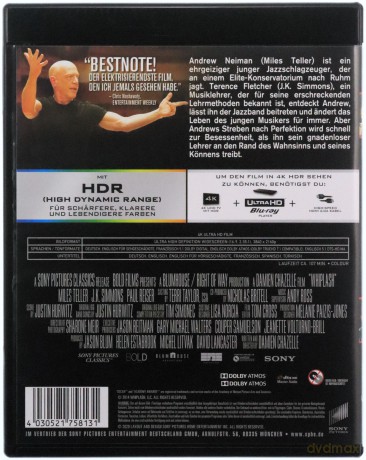 Whiplash [Blu-Ray 4K]+[Blu-Ray]
