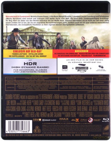 Zombieland: Double Tap (Zombieland: Kulki w łeb) [Blu-Ray 4K]+[Blu-Ray]