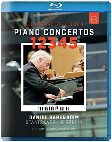 Beethoven Piano Concertos 1-5: Staatskapelle Berlin (Barenboim) [Blu-Ray]
