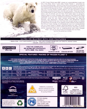 Frozen Planet II (Mroźna planeta II) [Blu-Ray 4K]+[Blu-Ray]