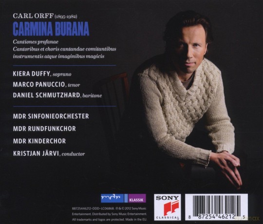 Kristjan Jarvi: Carl Orff: Carmina Burana [CD]