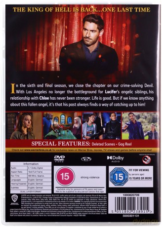 Lucifer: Season 6 (Lucyfer: Sezon 6) [3DVD]