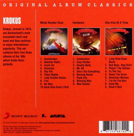 Krokus: Original Album Classics [3CD]