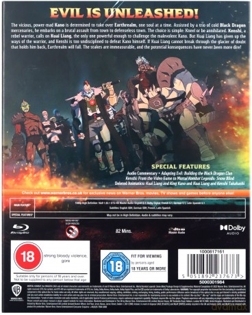 Mortal Kombat Legends: Snow Blind [Blu-Ray]