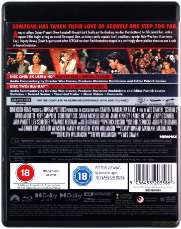 Scream 2 (Krzyk 2) [Blu-Ray 4K]+[Blu-Ray]