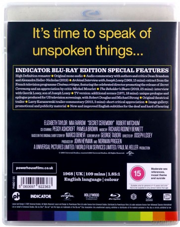 Secret Ceremony (Tajna ceremonia) [Blu-Ray]