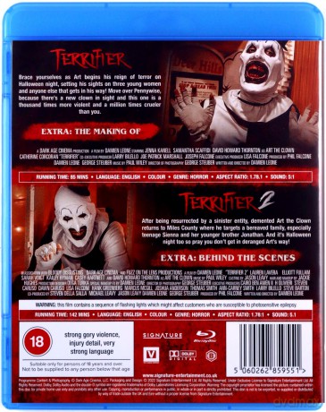 Terrifier: The Bloody Duo (Terrifier / Terrifier 2) (Masakra w Halloween) [2xBlu-Ray]