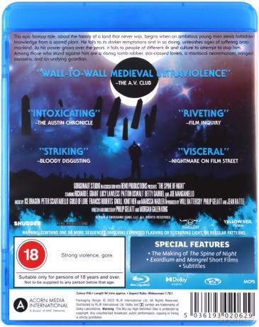 The Spine of Night (Kręgosłup nocy) [Blu-Ray]