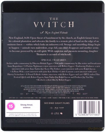 The Witch (Czarownica: Bajka ludowa z Nowej Anglii) [Blu-Ray]