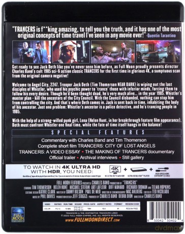 Trancers (Collector's Edition) [Blu-Ray 4K]+[Blu-Ray]