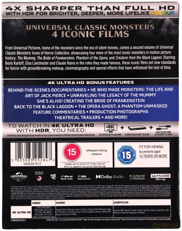 Universal Classic Monsters: Icons of Horror Collection - Vol. 2 [2xBlu-Ray 4K]+[2xBlu-Ray]