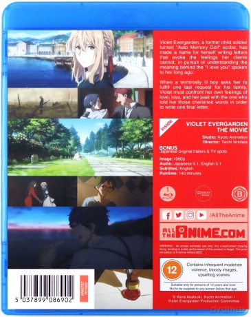 Violet Evergarden: The Movie [Blu-Ray]