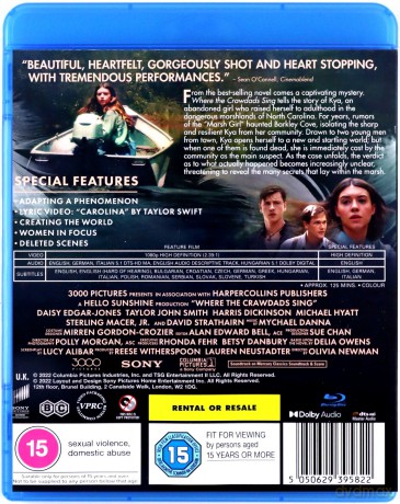 Gdzie śpiewają raki [Blu-Ray]
