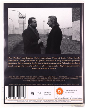 Wings Of Desire (Niebo nad Berlinem) [Blu-Ray]