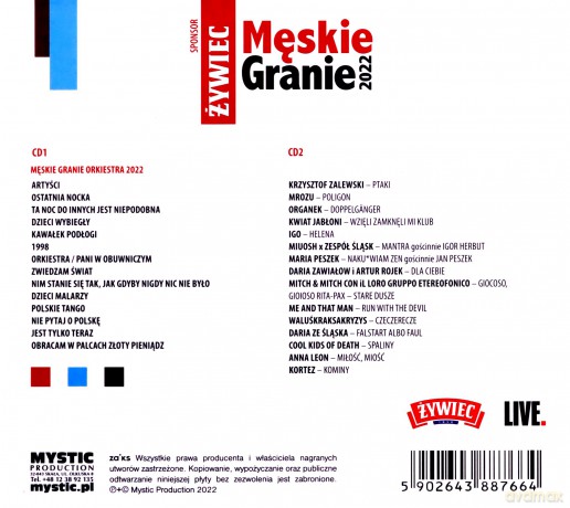 Męskie Granie 2022 (digipack) [2CD]