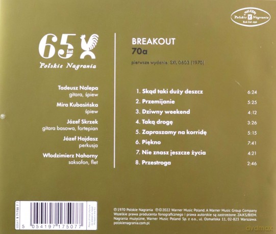 Breakout: 70a (Czarne CD) [CD]