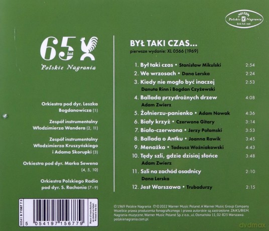 Był Taki Czas (Czarne CD) [CD]