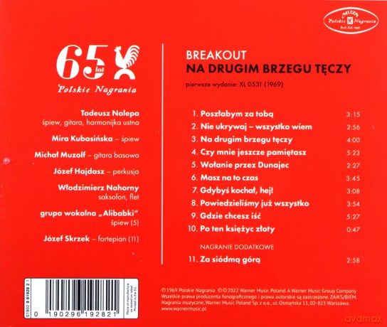 Breakout: Na Drugim Brzegu Tęczy (Czarne CD) [CD]