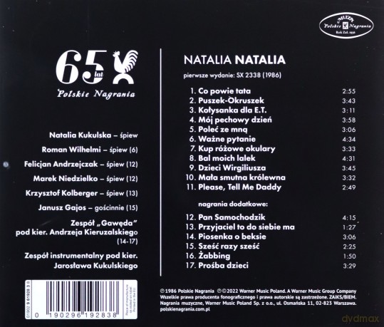 Natalia Kukulska: Natalia (Czarne CD) [CD]