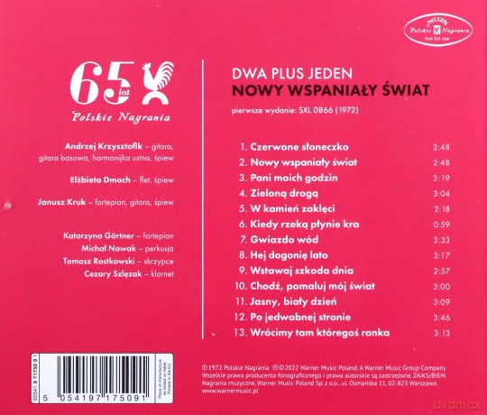 2 Plus 1: Nowy Wspaniały Świat (Czarne CD) [CD]