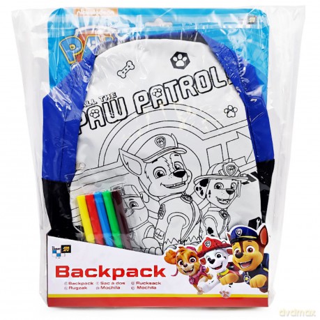 Plecak Paw Patrol do malowania (Psi Patrol)