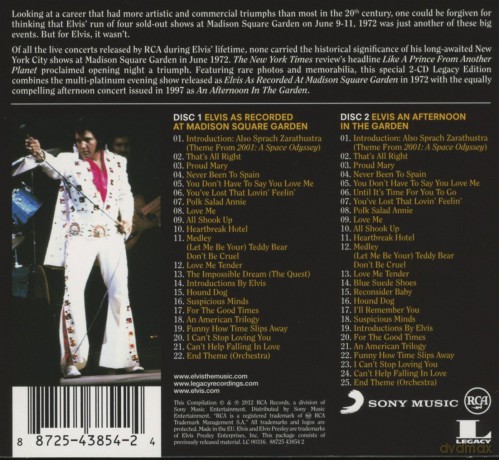Elvis Presley: Elvis: As Recorded at Madison Square Garden (digipack) [2CD]