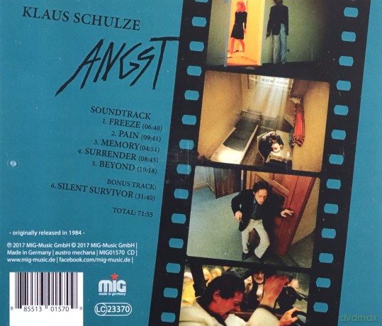 Klaus Schulze: Angst [CD]