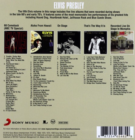 Elvis Presley: Original Album Classics [5CD]