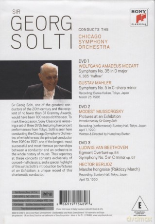 Georg Solti: Solti conducts the Chicago Symphony Orchestra [3DVD]