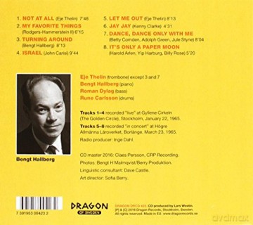 Eje Thelin Trio: 1965 [CD]