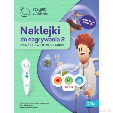 Czytaj z Albikiem Naklejki do nagrywania dźwięków 2