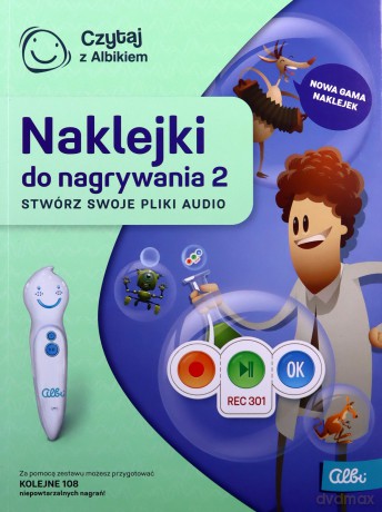 Czytaj z Albikiem Naklejki do nagrywania dźwięków 2