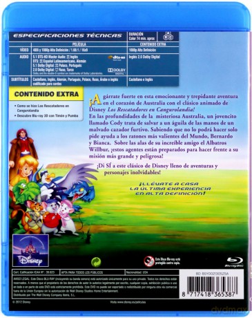 Bernard i Bianka w krainie kangurów (Disney) [Blu-Ray]